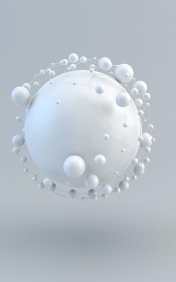 ball, light, sphere Wallpaper 1600x2560