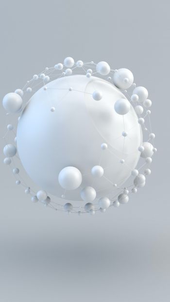 ball, light, sphere Wallpaper 750x1334