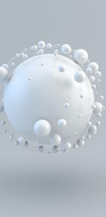 ball, light, sphere Wallpaper 1440x2960