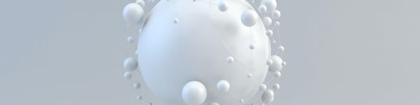 ball, light, sphere Wallpaper 1590x400