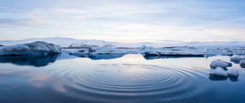 Iceland, water, ripple Wallpaper 2560x1080