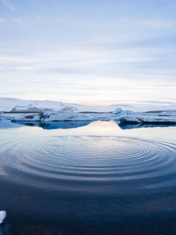 Iceland, water, ripple Wallpaper 1536x2048