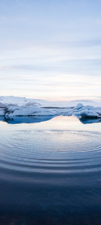 Iceland, water, ripple Wallpaper 720x1600