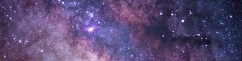 universe, stars, night Wallpaper 1590x400