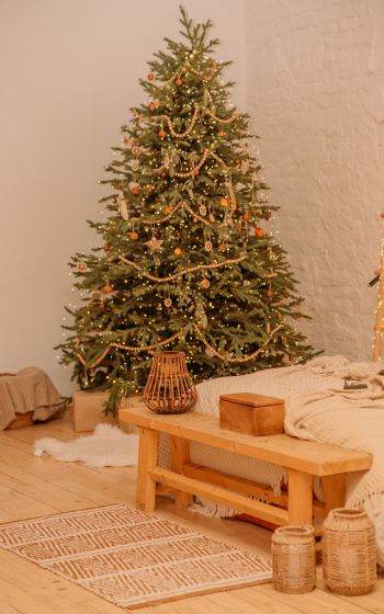 christmas tree Wallpaper 1600x2560