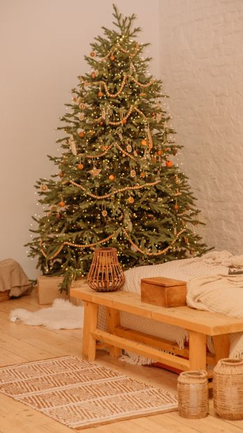 christmas tree Wallpaper 1440x2560