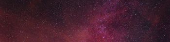 starry sky, night Wallpaper 1590x400