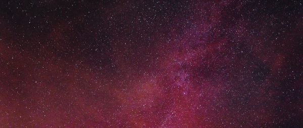 starry sky, night Wallpaper 2560x1080