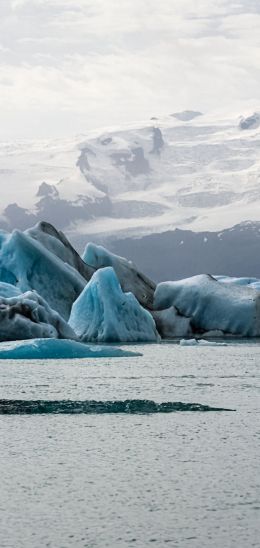 Обои 1080x2280 Исландия, ледники