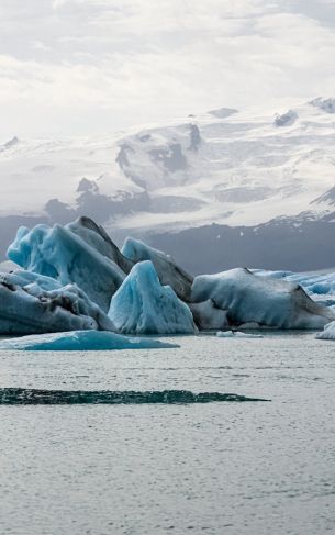 Iceland, glaciers Wallpaper 1752x2800