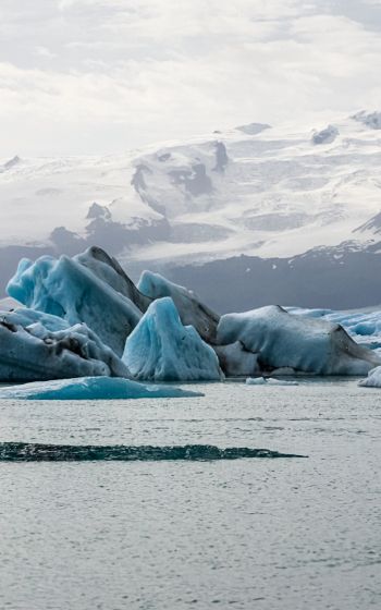 Обои 1600x2560 Исландия, ледники