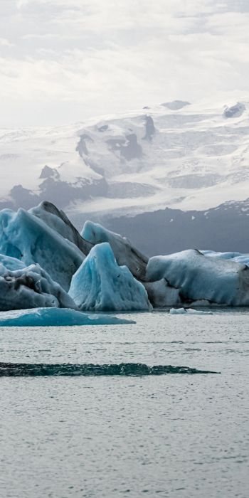 Обои 720x1440 Исландия, ледники