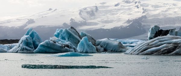 Iceland, glaciers Wallpaper 2560x1080