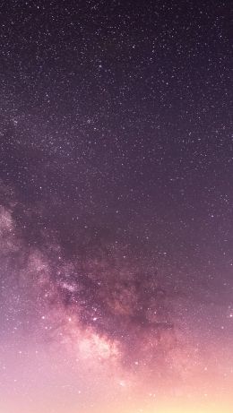 milky way, stars Wallpaper 640x1136