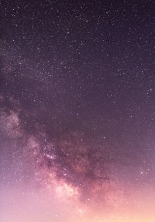 milky way, stars Wallpaper 1668x2388