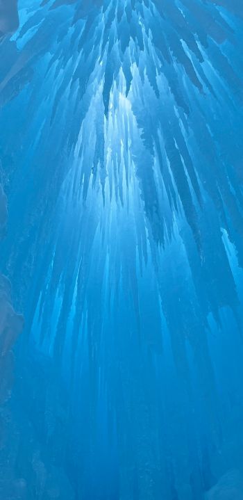 ice blue, cold Wallpaper 1440x2960