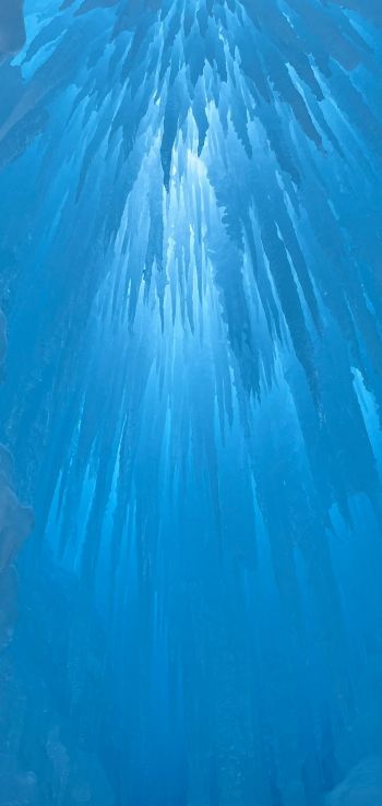 ice blue, cold Wallpaper 1080x2280