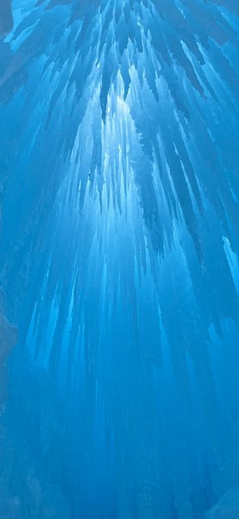 ice blue, cold Wallpaper 1080x2340
