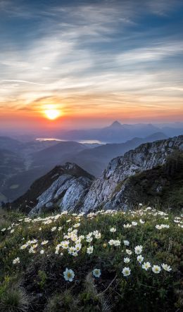 Обои 600x1024 горы, Эбензее, Австрия