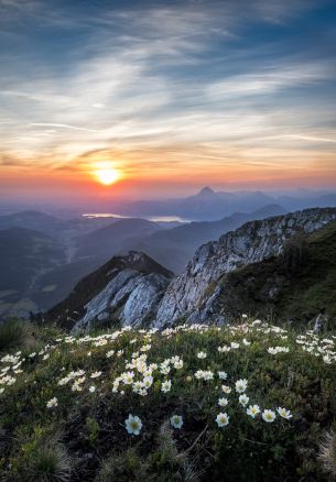 mountains, Ebensee, Austria Wallpaper 1640x2360