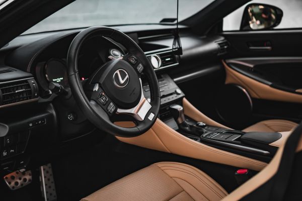 Обои 6000x4000 Lexus, салон, руль