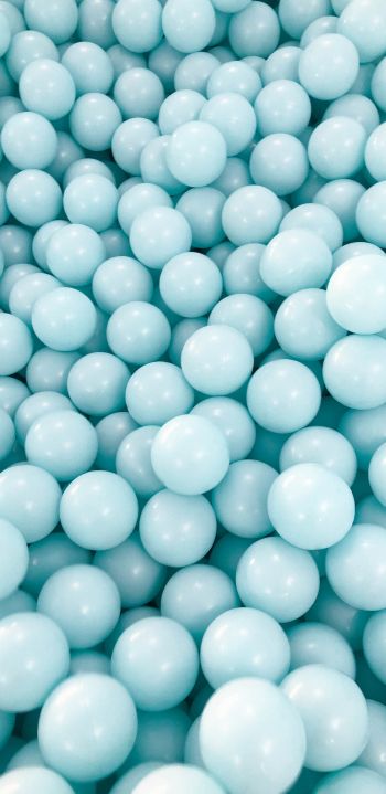 balls, blue Wallpaper 1440x2960
