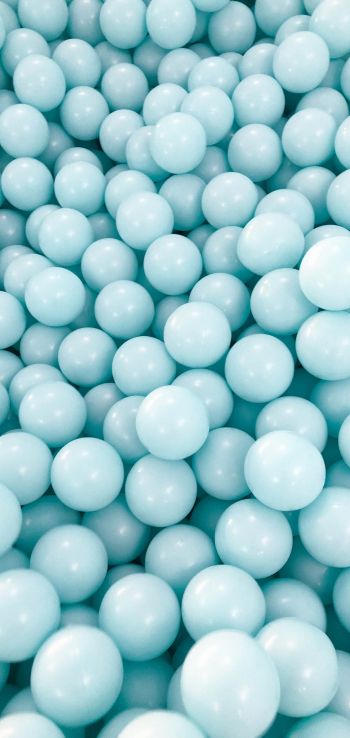 balls, blue Wallpaper 1080x2280