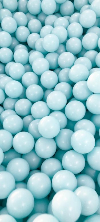 balls, blue Wallpaper 1440x3200