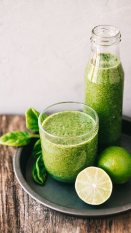 smoothie, lime, citrus Wallpaper 2160x3840