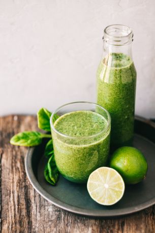 smoothie, lime, citrus Wallpaper 640x960