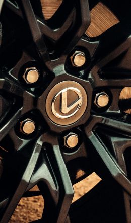 Обои 600x1024 Lexus, литой диск