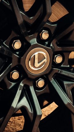 Lexus, alloy wheel Wallpaper 640x1136