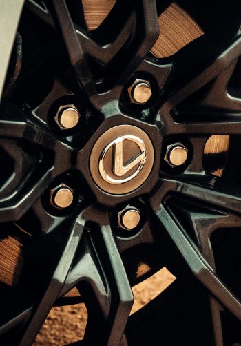 Lexus, alloy wheel Wallpaper 1668x2388