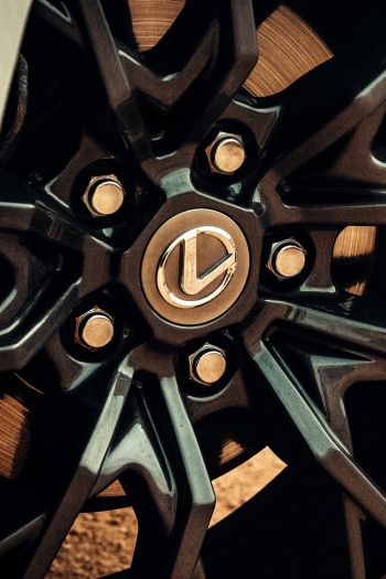 Lexus, alloy wheel Wallpaper 640x960