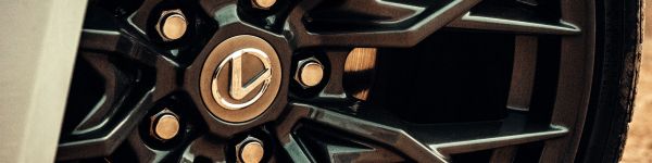 Lexus, alloy wheel Wallpaper 1590x400