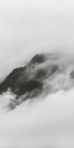 clouds, mountains, height Wallpaper 720x1440