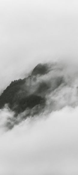 clouds, mountains, height Wallpaper 720x1600