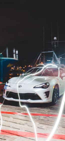 Toyota, sports car Wallpaper 1284x2778