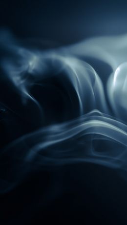 smoke, black background Wallpaper 640x1136