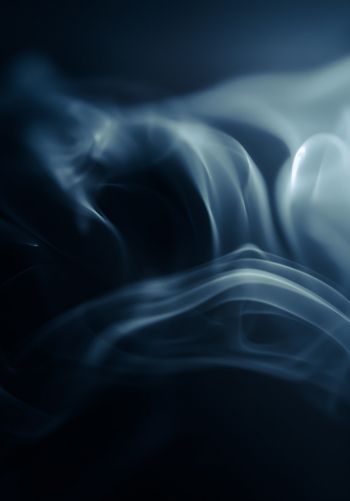 smoke, black background Wallpaper 1668x2388