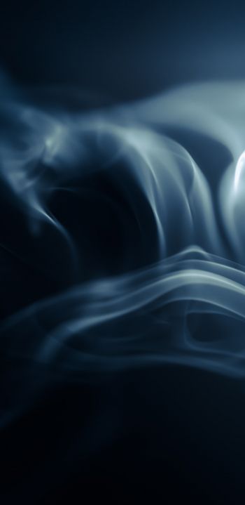 smoke, black background Wallpaper 1080x2220