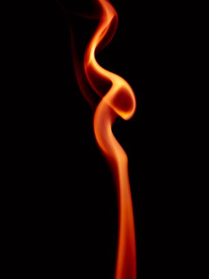 flame, black background Wallpaper 1620x2160