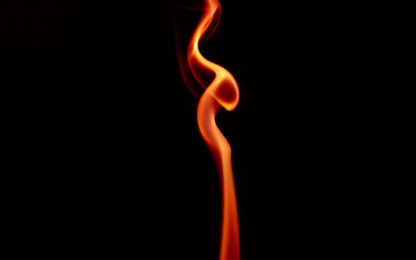 flame, black background Wallpaper 1920x1200