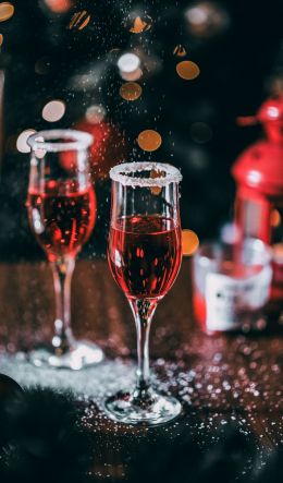 glasses, drink, holiday Wallpaper 600x1024