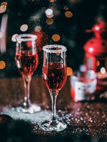 glasses, drink, holiday Wallpaper 2048x2732