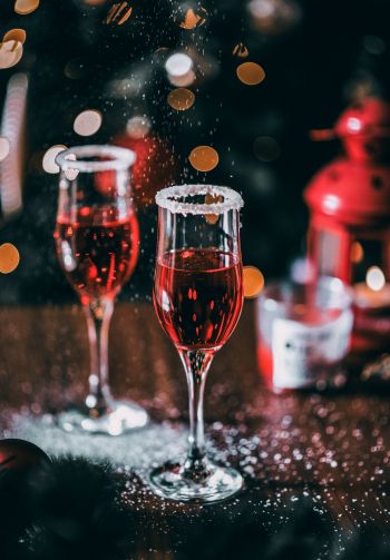glasses, drink, holiday Wallpaper 1640x2360