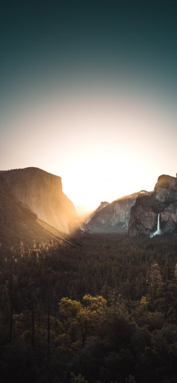 Yosemite Valley, USA Wallpaper 1125x2436