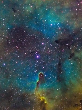 Обои 1668x2224 звезды, очертание, астрономия