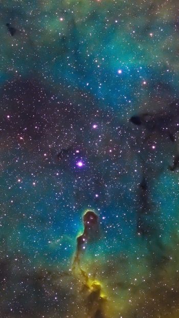 Обои 640x1136 звезды, очертание, астрономия