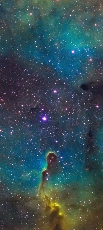 Обои 1080x2400 звезды, очертание, астрономия